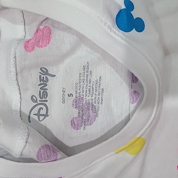 Disney womens print mickey top small - Picture 4 of 5